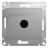 Механизм розетки TV 1-м СП Glossa оконечной 1DB алюм. SchE GSL000391
