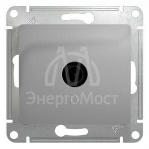 Механизм розетки TV 1-м СП Glossa оконечной 1DB алюм. SchE GSL000391