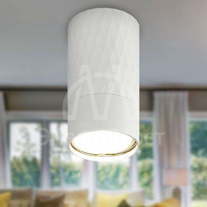 Светильник настенно-потолочный спот OL31 WH MR16 GU10 IP20 бел. ЭРА Б0056375