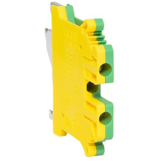 Колодка клеммная винтовая 2.5 UT земля EKF scr-ut-2.5-pe