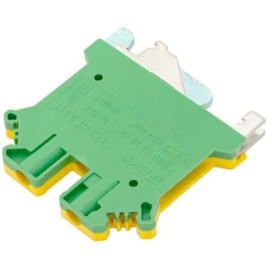 Колодка клеммная винтовая 2.5 UT земля EKF scr-ut-2.5-pe