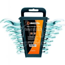 Набор рожковых ключей 8 шт. 6 - 22 Вихрь