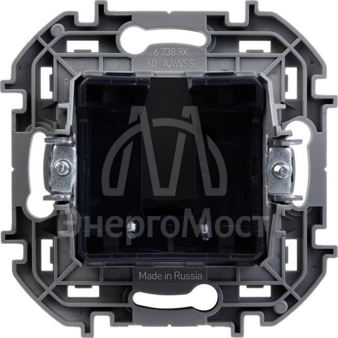 Вывод кабеля Inspiria с зажимом для крепления антрацит Leg 673893