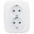 Розетка 2-м СП Valena Allure 16А IP20 250В 2х2К+З с лиц. панелью защ. шторки безвинт. зажимы бел. Leg 753726