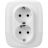 Розетка 2-м СП Valena Allure 16А IP20 250В 2х2К+З с лиц. панелью защ. шторки безвинт. зажимы бел. Leg 753726