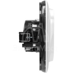 Розетка 2-м СП Valena Allure 16А IP20 250В 2х2К+З с лиц. панелью защ. шторки безвинт. зажимы бел. Leg 753726