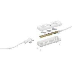 Удлинитель U-3-1.5m 3х1.5 без зазeмл. ПВС 2х1 10А ЭРА Б0028354