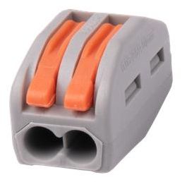Клемма монтажная рычажного соединения PTC-2P 222-412 BL/10 450В 32А 0.08-2.5 4.0кв.мм (уп.10шт) JazzWay 5050709