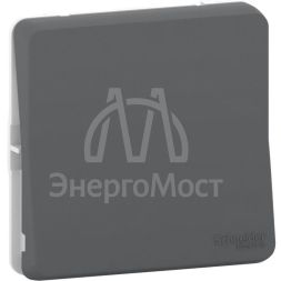 Механизм переключателя 1-кл. СП Mureva Styl 10А IP55 (сх. 6) антрацит SchE MUR37021