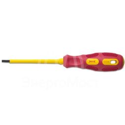 Отвертка шлицевая диэлектрическая 5.5х125мм BM BM-1115