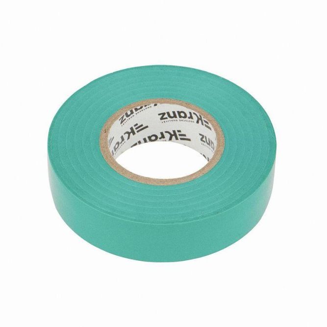 Изолента ПВХ профессиональная 0.18х19мм 20м зел. Kranz KR-09-2803