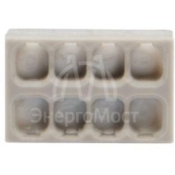 Экспресс-клемма строительно-монтажная СМК 2273-248 8-проводная 0.5-2.5кв.мм с пастой (уп.50шт) Rexant 07-5230