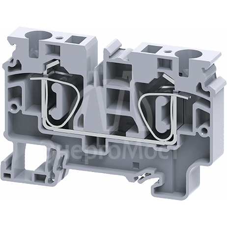 Клемма проходная пружинная OptiClip CX-10-I-57A-(0.2-10) сер. КЭАЗ 289717