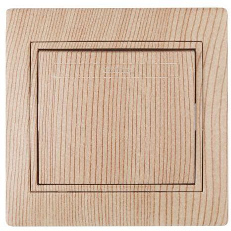 Выключатель 1-кл. СП Plano 10А IP20 1-101-11 250В сосна Intro Б0030033