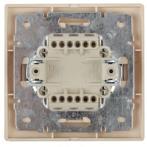 Выключатель 1-кл. СП Plano 10А IP20 1-101-11 250В сосна Intro Б0030033