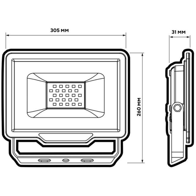 Прожектор PFL-C3 150Вт 6500К 12750лм IP65 JazzWay 5023642