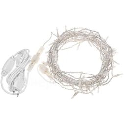 Гирлянда &amp;quot;Нить&amp;quot; 10м с эффектом мерцания прозр. провод IP44 230В диоды теплые бел. 75 LED Neon-Night 305-526