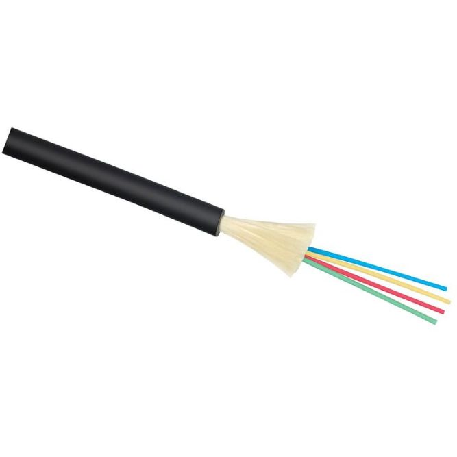 Кабель волоконно-оптический TB-A-9-04T-E-K-LSZH-IN/OUT-40 9/125 одномод. 4 волокна плотн. буферн. покрытие (tight buffer) внутр./внешн. -40- +60град.C LSZH черн. Cabeus 7723c