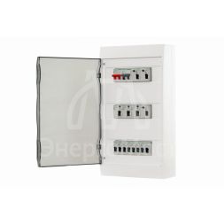 Бокс ОП EASY9 навесн. с прозр. дверью 3ряда 36мод. SchE EZ9E312S2SRU