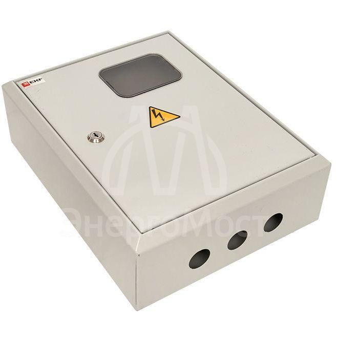 Щит ЩУРн 1/12 (Э) (360х280х110) счетчик на DIN-рейку IP31 EKF mb23-1/12e