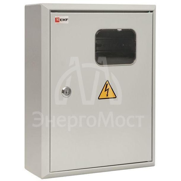 Щит ЩУРн 1/12 (Э) (360х280х110) счетчик на DIN-рейку IP31 EKF mb23-1/12e