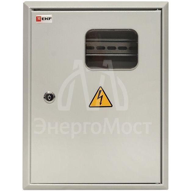 Щит ЩУРн 1/12 (Э) (360х280х110) счетчик на DIN-рейку IP31 EKF mb23-1/12e