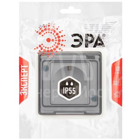 Розетка Эксперт 11-2521-01 2P+E IP55 16А-250В СУ бел. Эра Б0063259