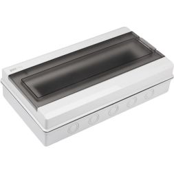 Бокс модульный накладной PDB/W 3018 GR (ЩРН-ПГ-18) IP65 пластик. Pro JazzWay 5072022