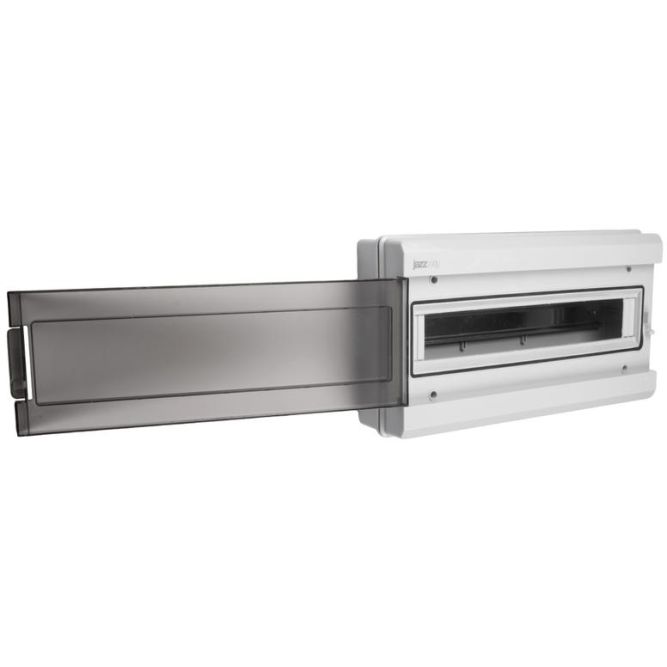 Бокс модульный накладной PDB/W 3018 GR (ЩРН-ПГ-18) IP65 пластик. Pro JazzWay 5072022