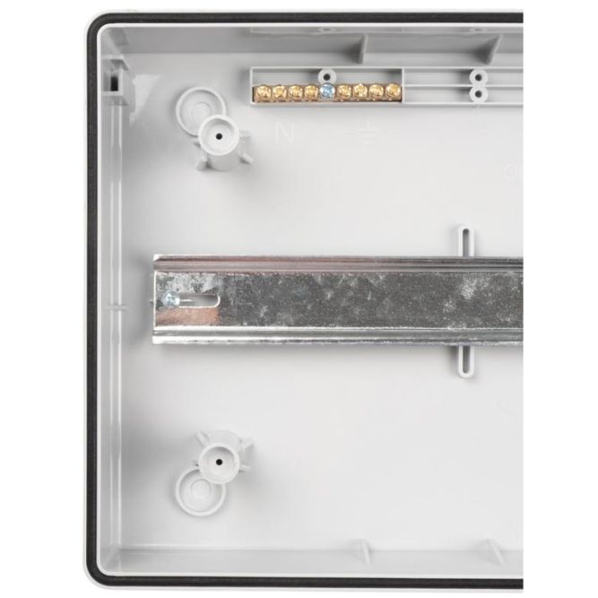 Бокс модульный накладной PDB/W 3018 GR (ЩРН-ПГ-18) IP65 пластик. Pro JazzWay 5072022