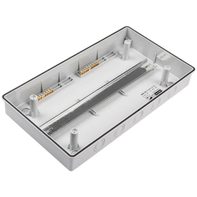Бокс модульный накладной PDB/W 3018 GR (ЩРН-ПГ-18) IP65 пластик. Pro JazzWay 5072022