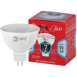 Лампа ECO LED MR16-7W-840-GU5.3 (диод соф 7Вт нейтр. GU5.3) Эра Б0050185