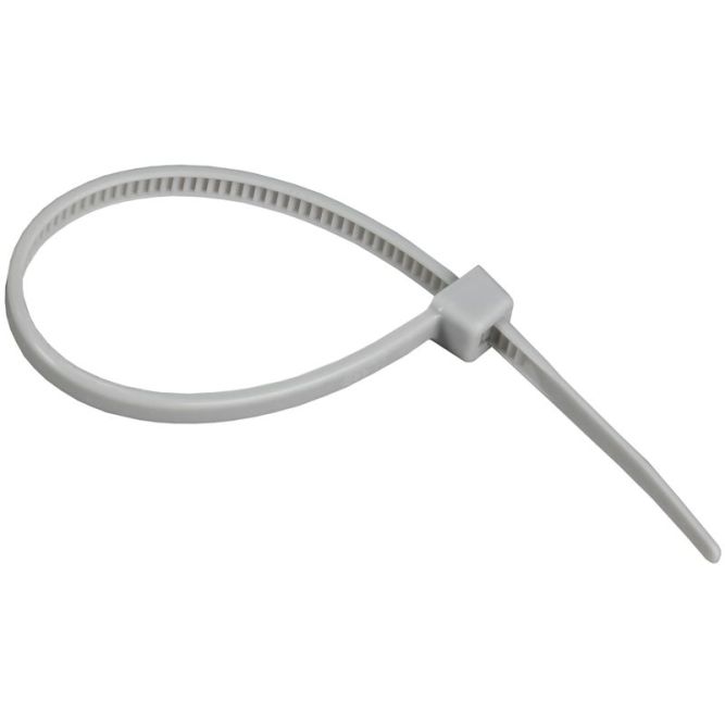 Хомут 2.5х100мм P6.6 стандартный сер. (уп.100шт) IEK UHH30-D025-100-100-K03