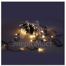 Гирлянда &amp;quot;Нить&amp;quot; 80 LED 8м уличная 3 АА батарейки 8 реж. тепл. бел. SHLights 4690601045423