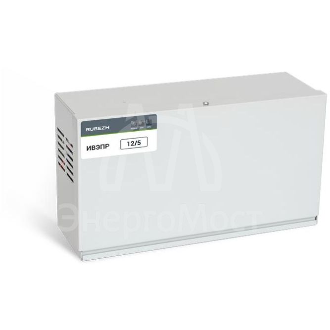 Источник вторичного электропитания резервированный ИВЭПР 12/5 2х12-Р БР Рубеж Rbz-052482