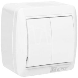 Выключатель 2-кл. ОП Владивосток 10А IP54 сер. PROxima EKF EQR16-023-30-54