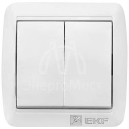 Выключатель 2-кл. ОП Владивосток 10А IP54 сер. PROxima EKF EQR16-023-30-54