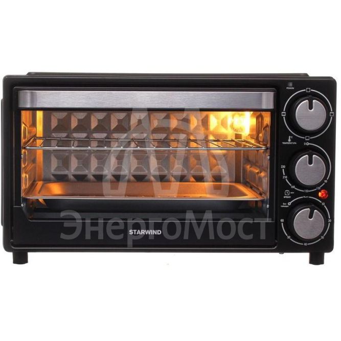 Мини-печь SMO2001 18л. 1300Вт черн. STARWIND 1200249