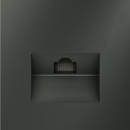 Розетка компьютерная 1-м СП S70 RJ45 кат.6 механизм титан Voltum VLS060106