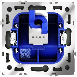 Розетка компьютерная 1-м СП S70 RJ45 кат.6 механизм титан Voltum VLS060106