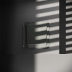 Выключатель 1-кл СП S70 10А с подсветкой механизм титан Voltum VLS010206