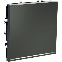 Выключатель 1-кл СП S70 10А с подсветкой механизм титан Voltum VLS010206