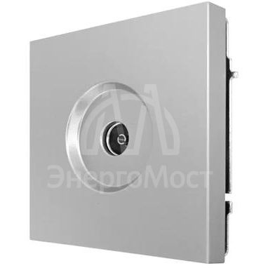 Розетка ТВ оконечная СП ZIMA IP20 сер. матов. LEZARD 704-7488-130