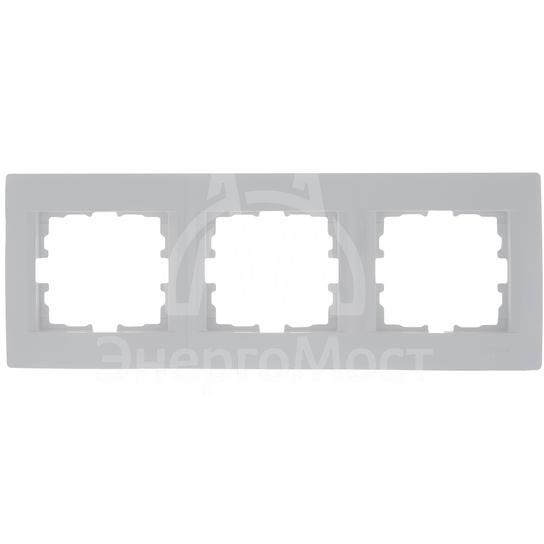 Рамка 3-м Karina горизонт. бел. LEZARD 707-0200-148