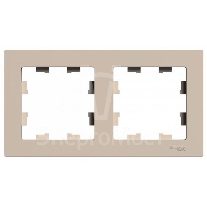 Рамка 2-пост. AtlasDesign универс. песочн. SE ATN001202