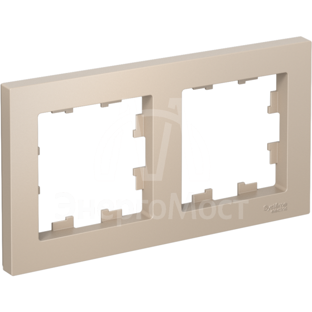 Рамка 2-пост. AtlasDesign универс. песочн. SE ATN001202