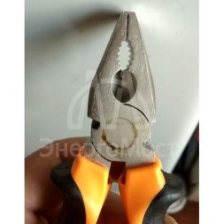 Плоскогубцы (пассатижи) 160мм никелированные двухкомпонентные рукоятки Вихрь 73/6/3/6