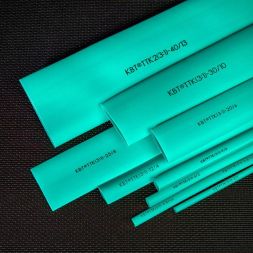 Трубка термоусадочная клеевая ТТК(3:1)-40/13 зел. (уп.10м) КВТ 102437