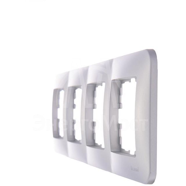 Рамка 4-м KARINA LIFE горизонт. жемчуж./бел. перламутр. LEZARD 708-3000-149