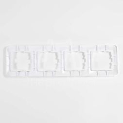 Рамка 4-м KARINA LIFE горизонт. жемчуж./бел. перламутр. LEZARD 708-3000-149